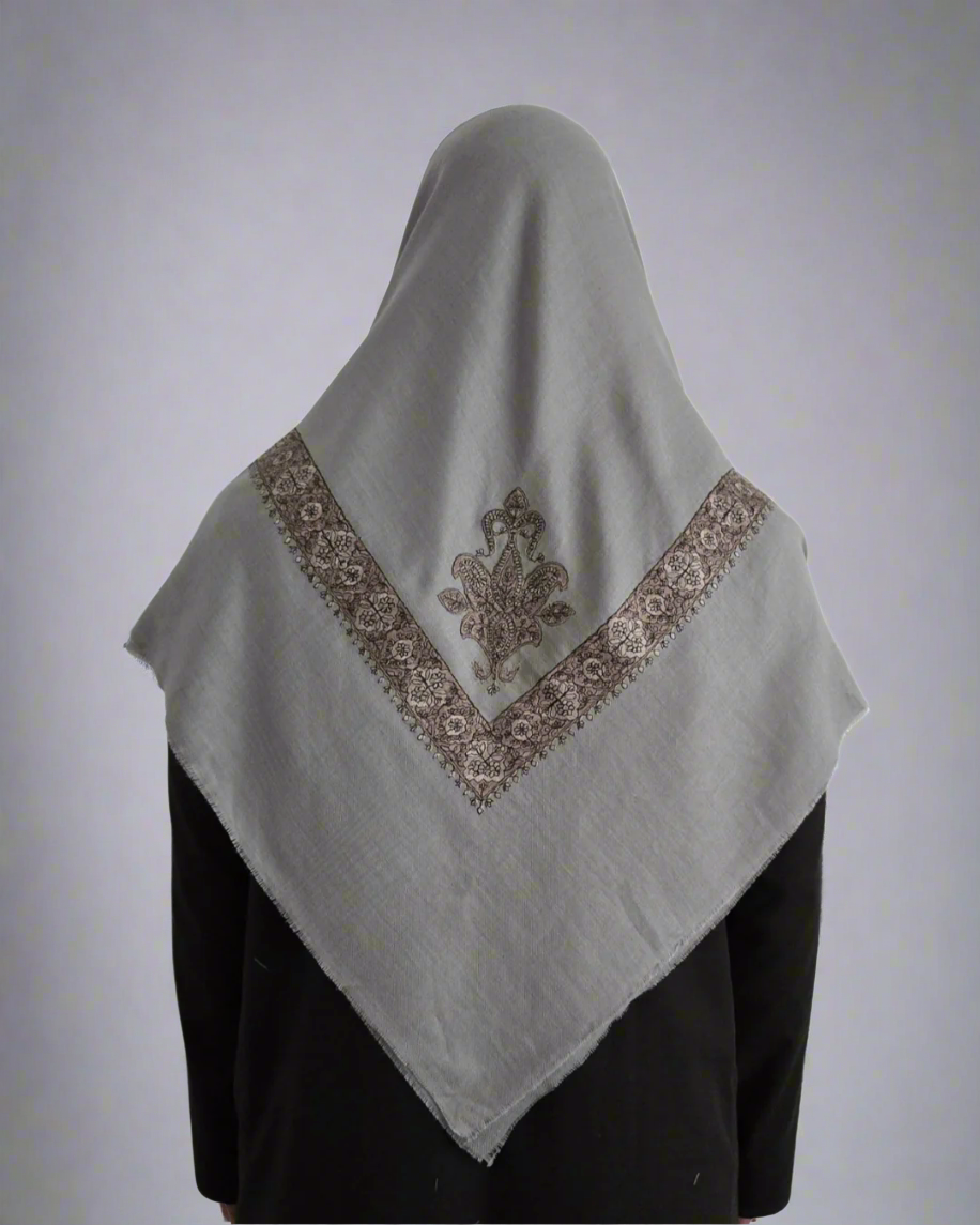 Stone Grey | Light Bronze Embroidery