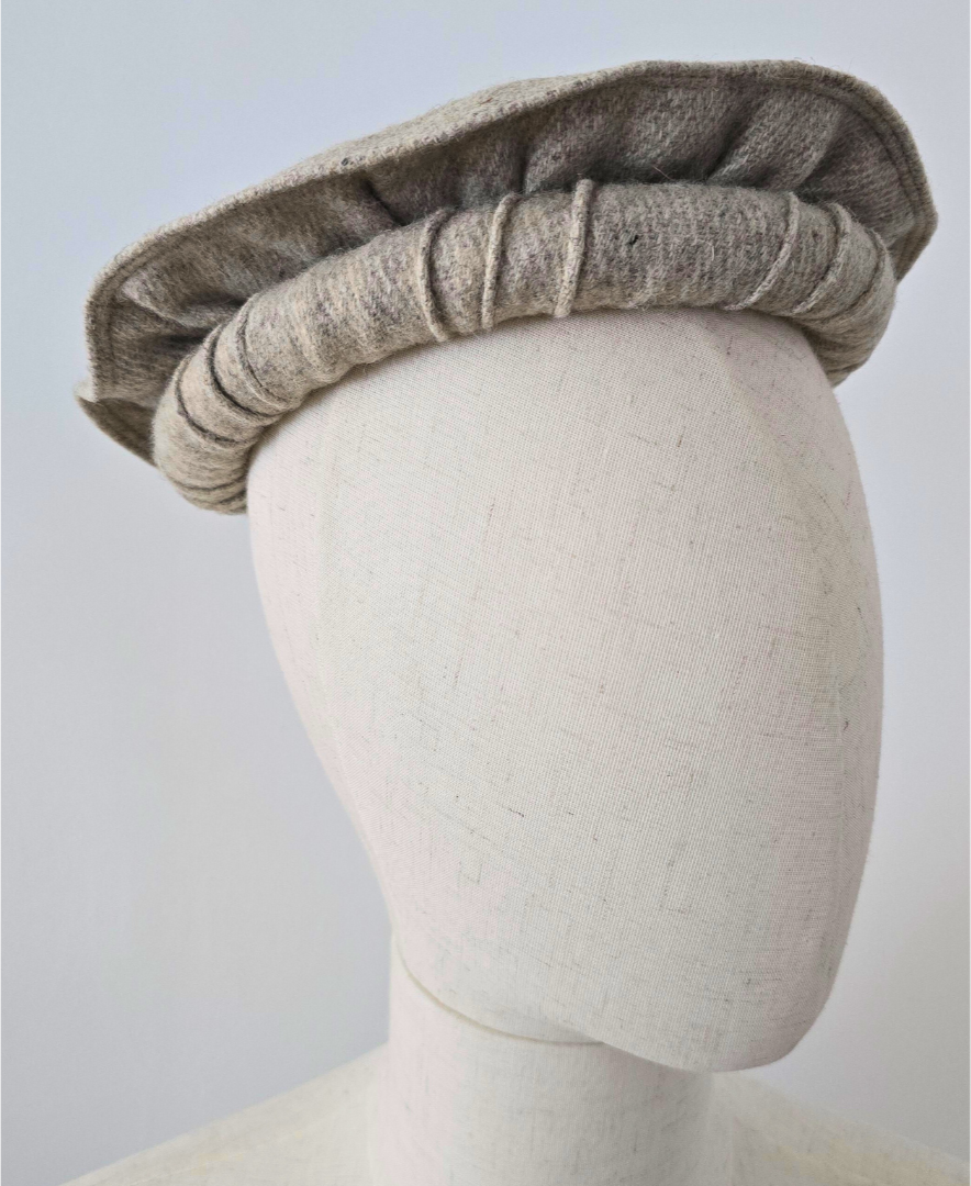 Beige | Pashtun Wool Pakol Hat