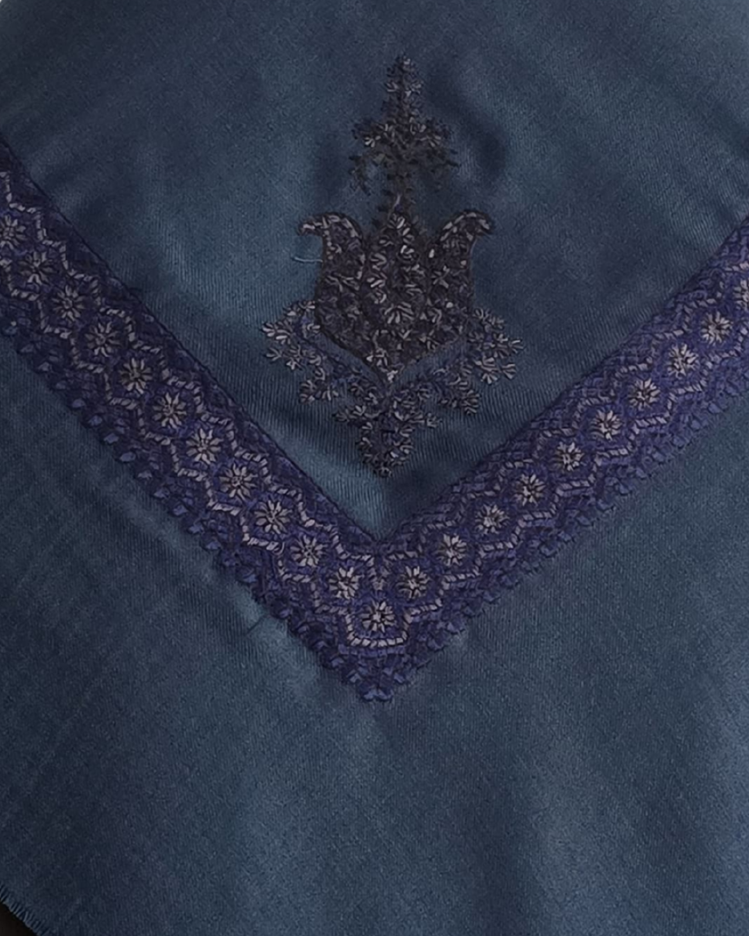 Aegean Blue | Admiral Blue Embroidery