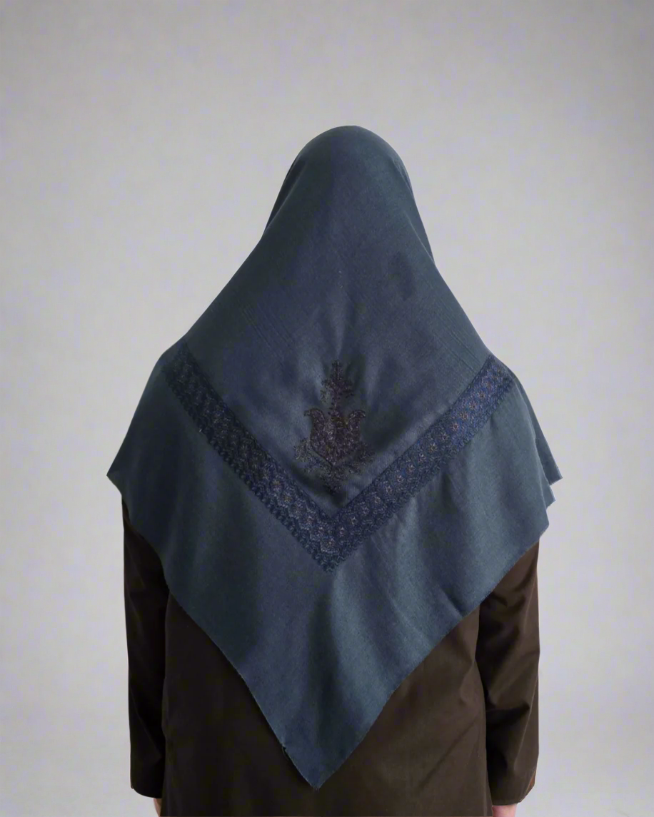 Aegean Blue | Midnight Blue Embroidery
