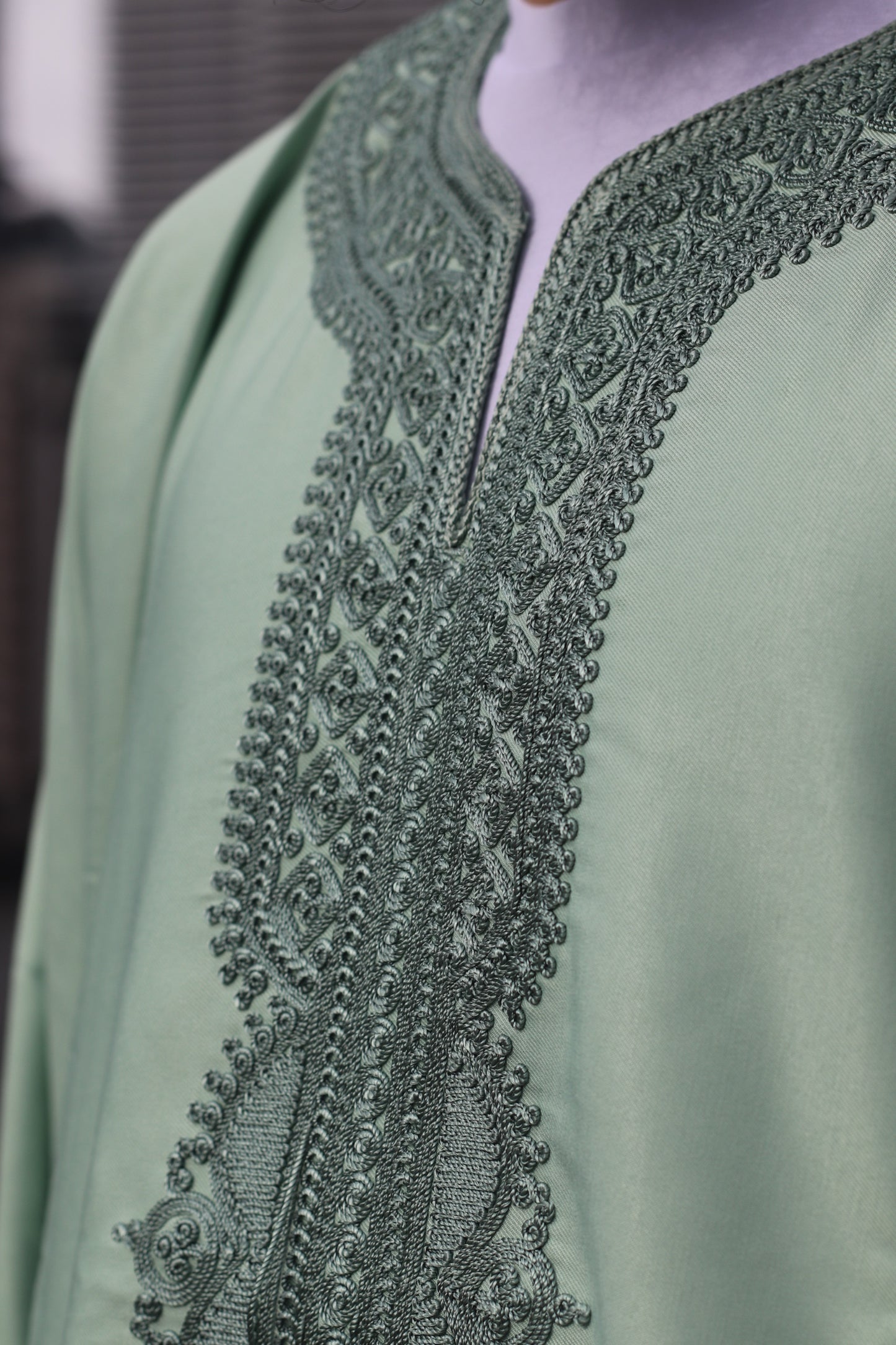 Ouazzane Green | Moroccan Thobe Gandoura