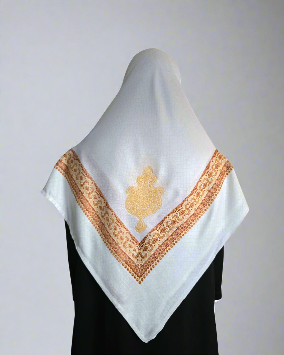 Qamar Silk | White