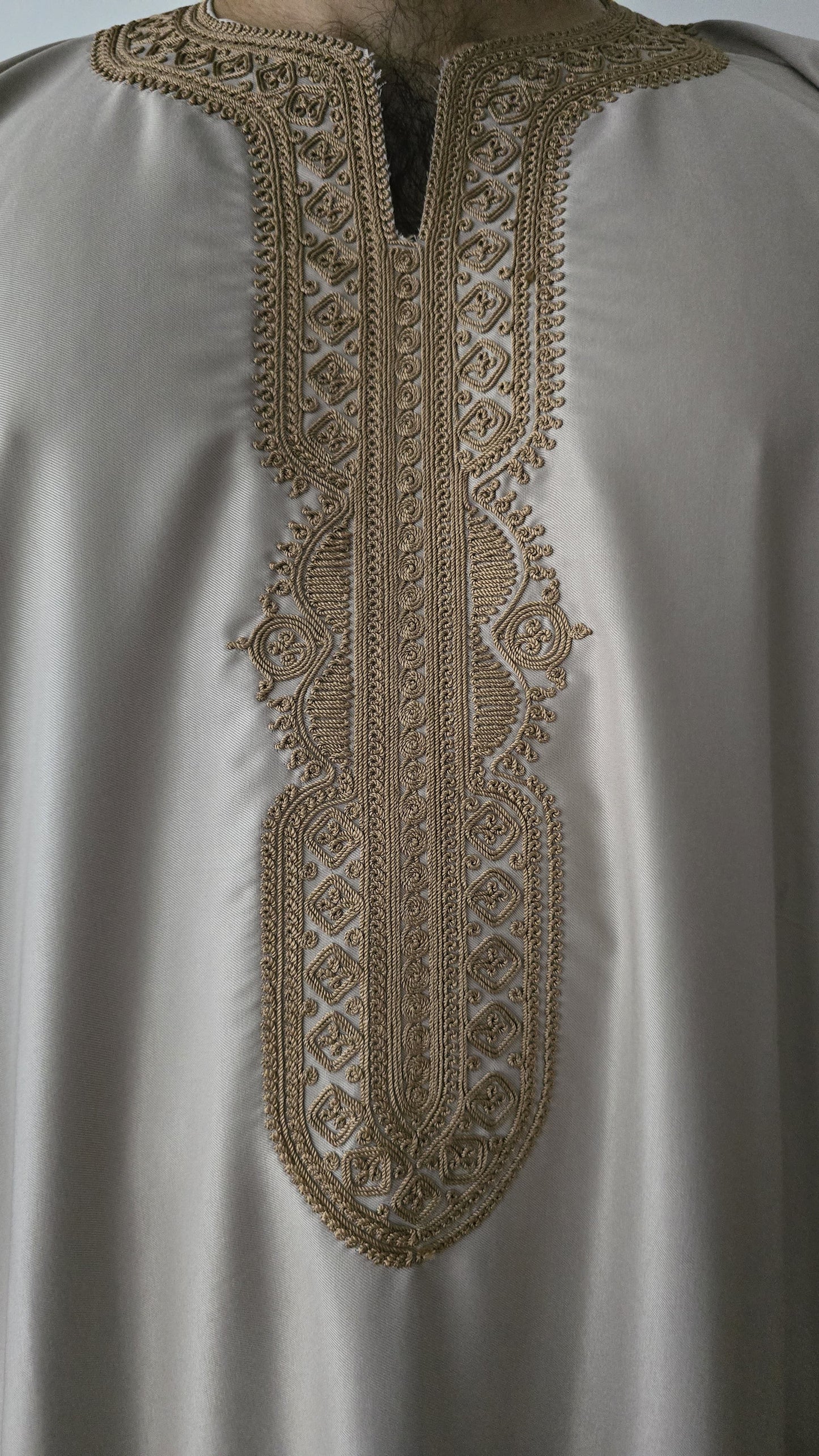 Marzouga Beige | Moroccan Thobe Gandoura