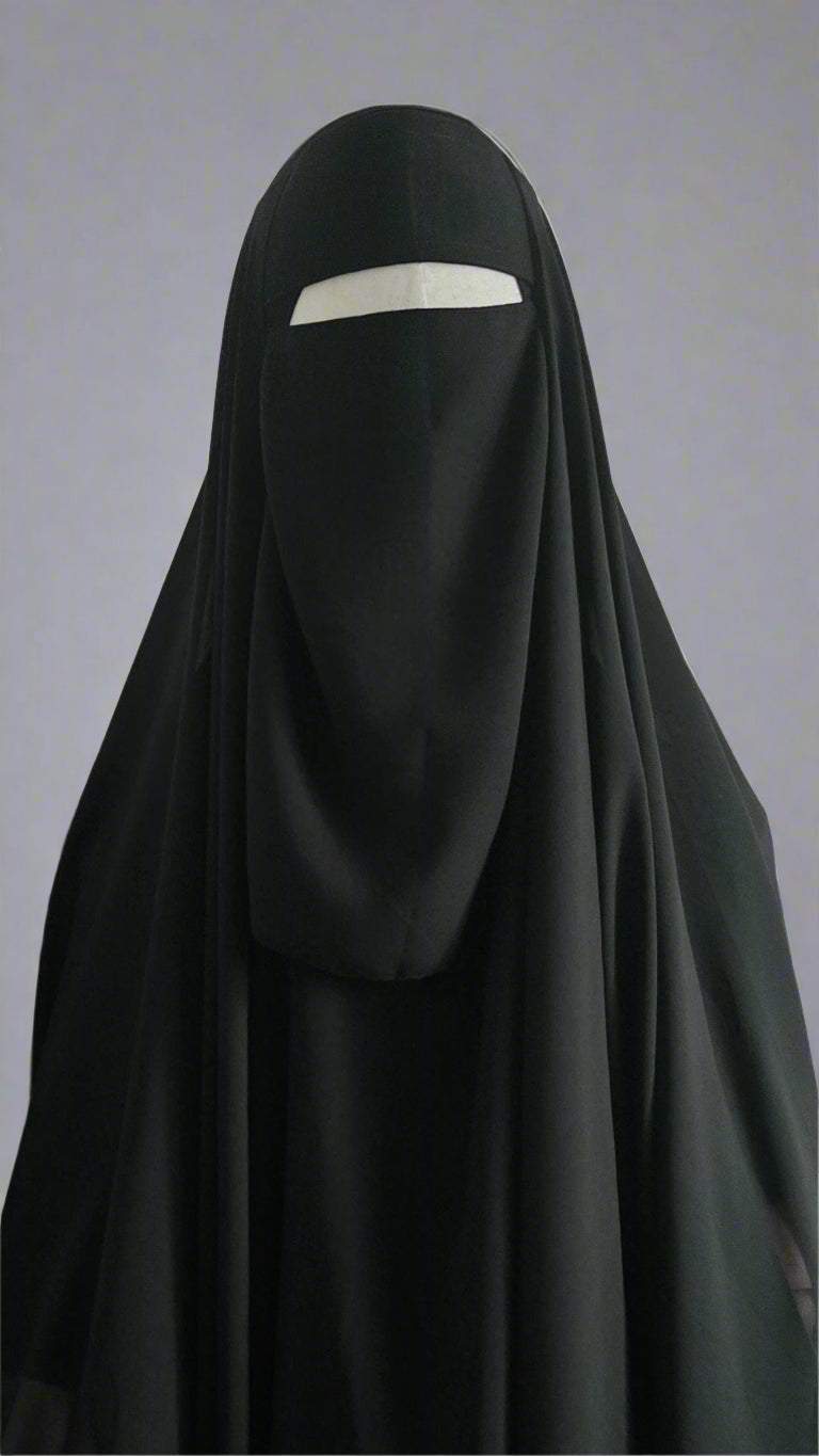 Black | Premium Niqab Set
