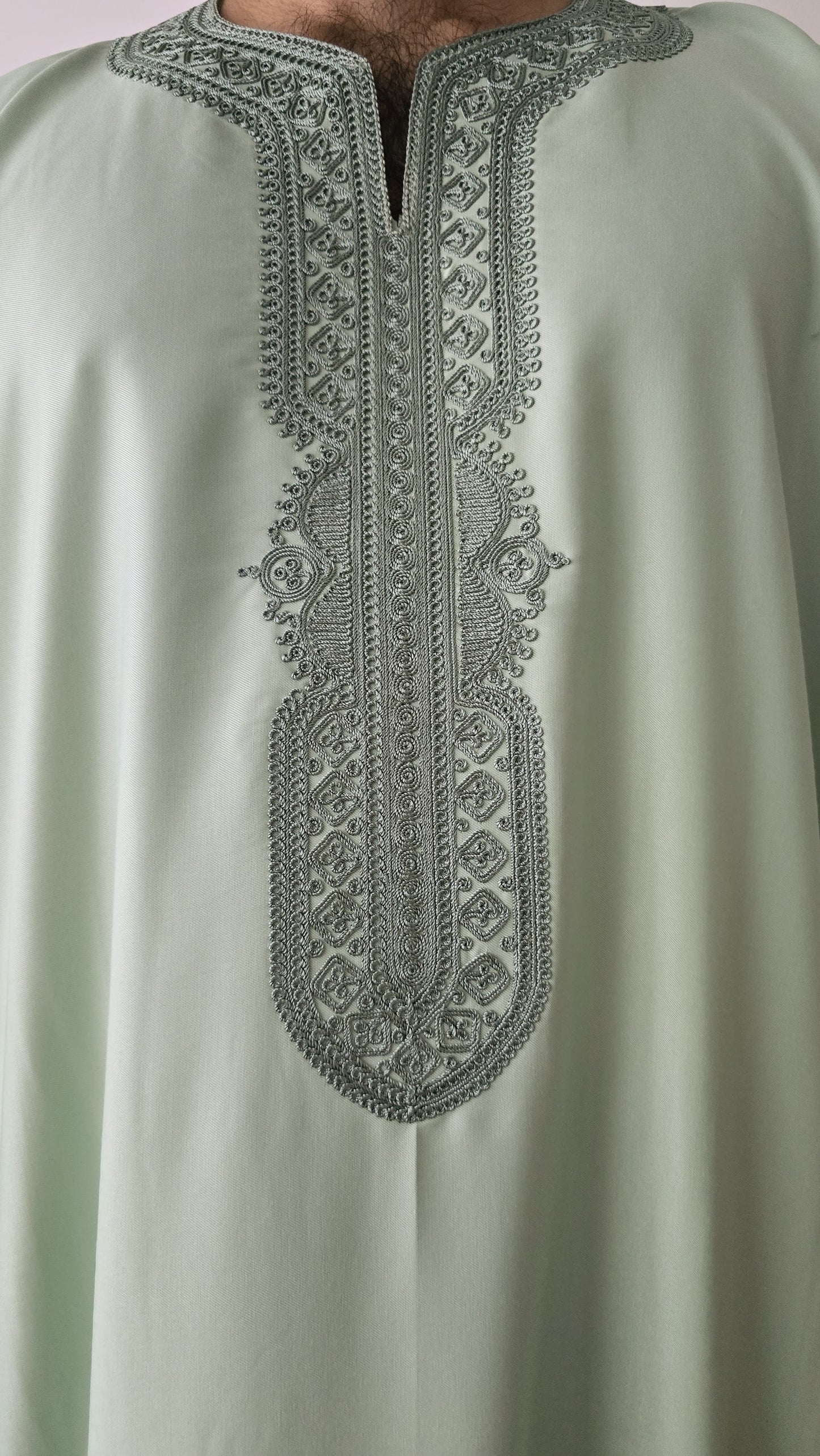Ouazzane Green | Moroccan Thobe Gandoura