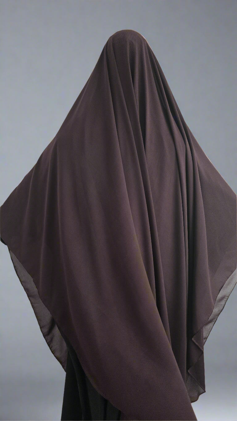 Brown | Premium Niqab Set
