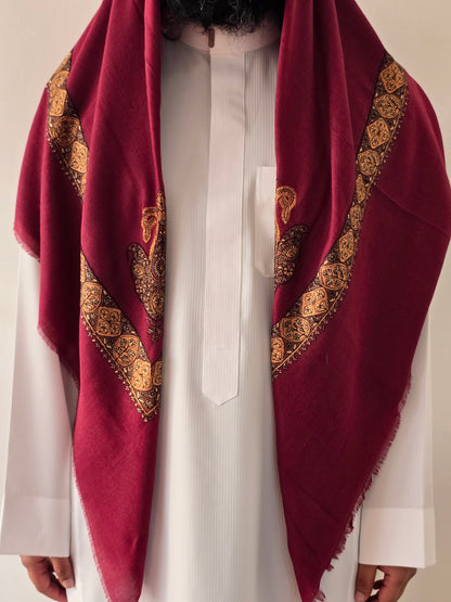 Burgundy | Yemeni Shemagh