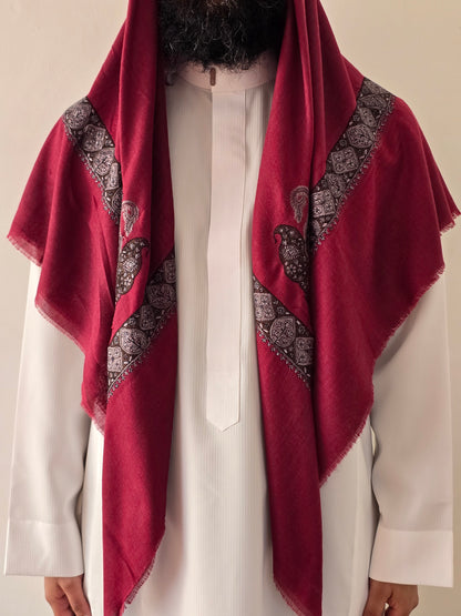 Burgundy | Yemeni Shemagh
