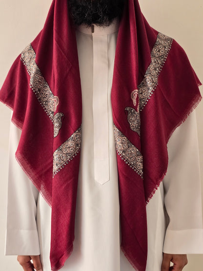 Burgundy | Yemeni Shemagh