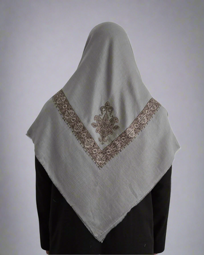 Stone Grey | Light Bronze Embroidery