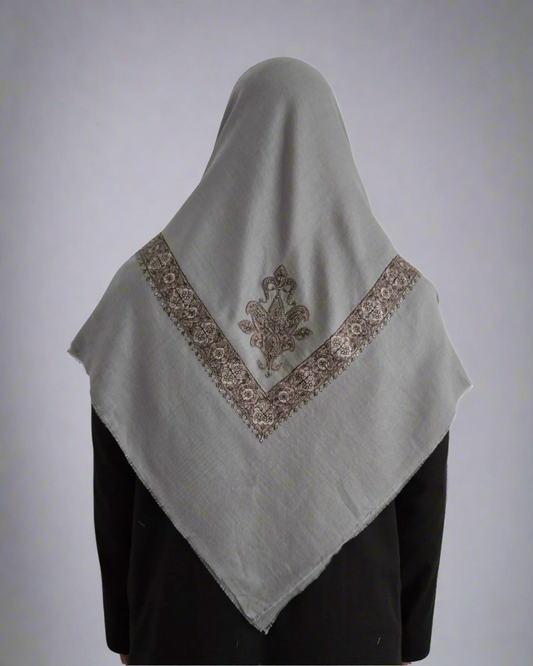 Stone Grey | Light Bronze Embroidery