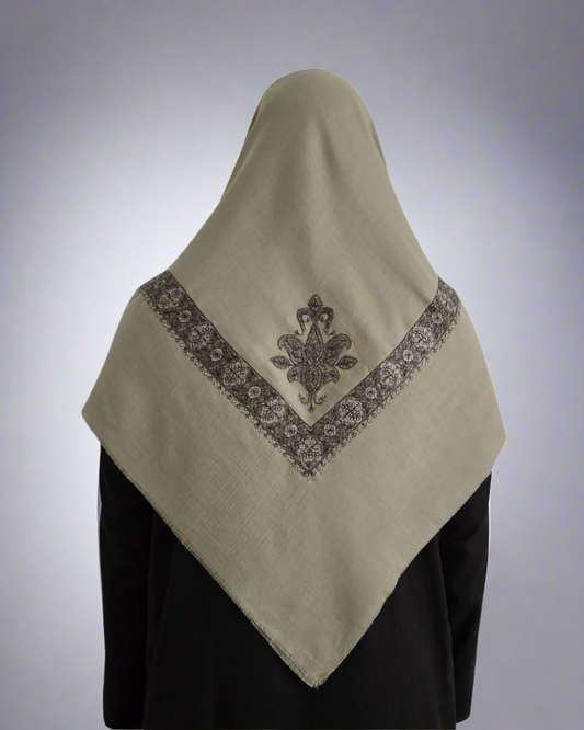 Camel | Cocoa Brown Embroidery