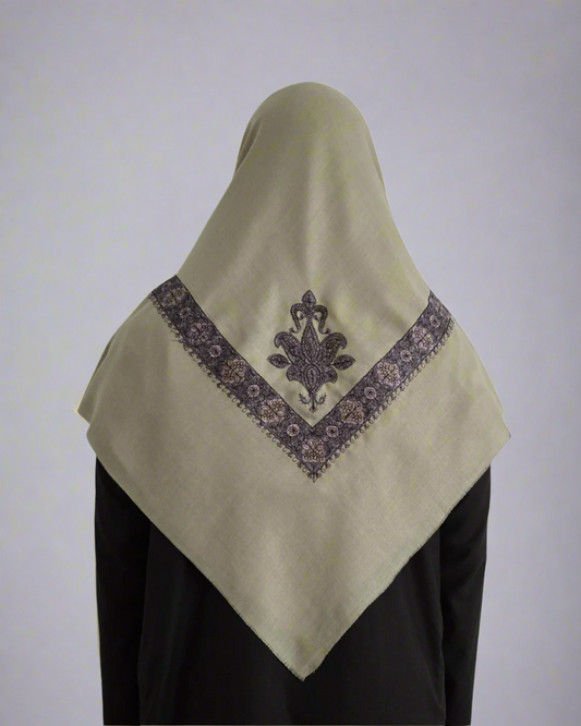 Camel | Dark Grey Embroidery