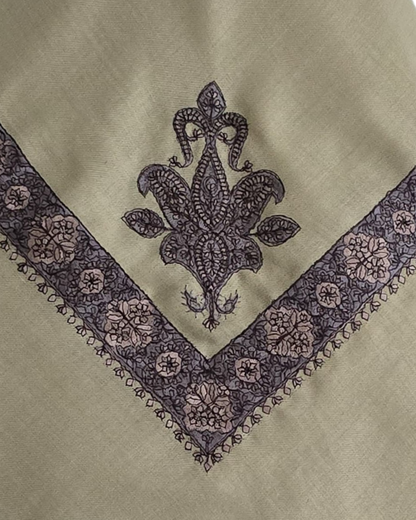 Camel | Dark Grey Embroidery