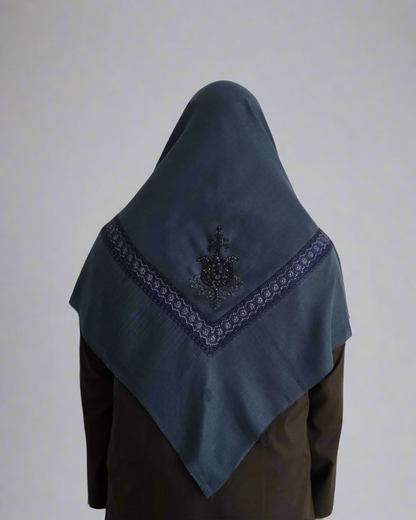 Aegean Blue | Royal Blue Embroidery