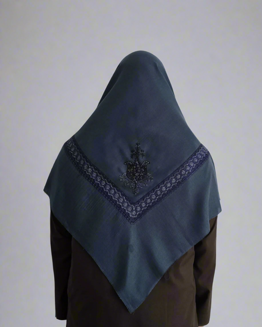Aegean Blue | Royal Blue Embroidery