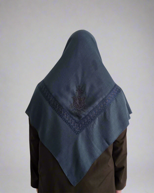 Aegean Blue | Midnight Blue Embroidery