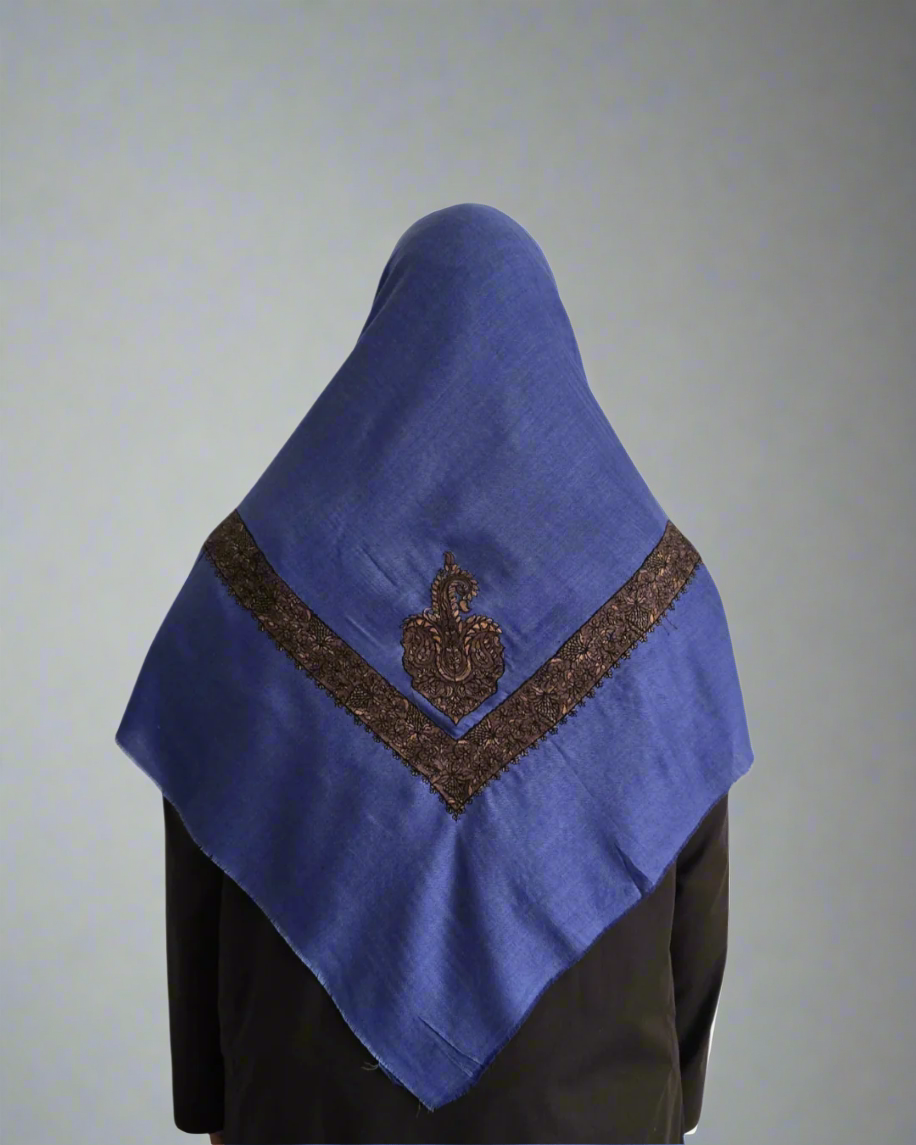 Royal Blue | Chocolate Embroidery