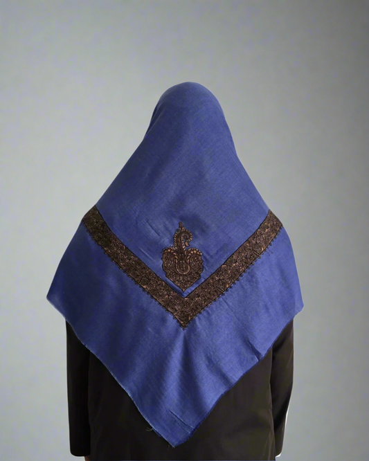 Royal Blue | Chocolate Embroidery