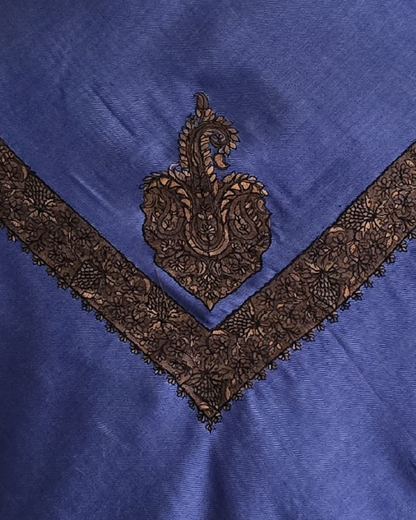 Royal Blue | Chocolate Embroidery