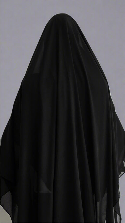Black | Premium Niqab Set